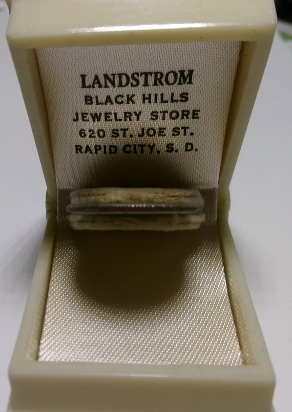 1930s Celluloid Book shape Ring Presentation Box - image 5