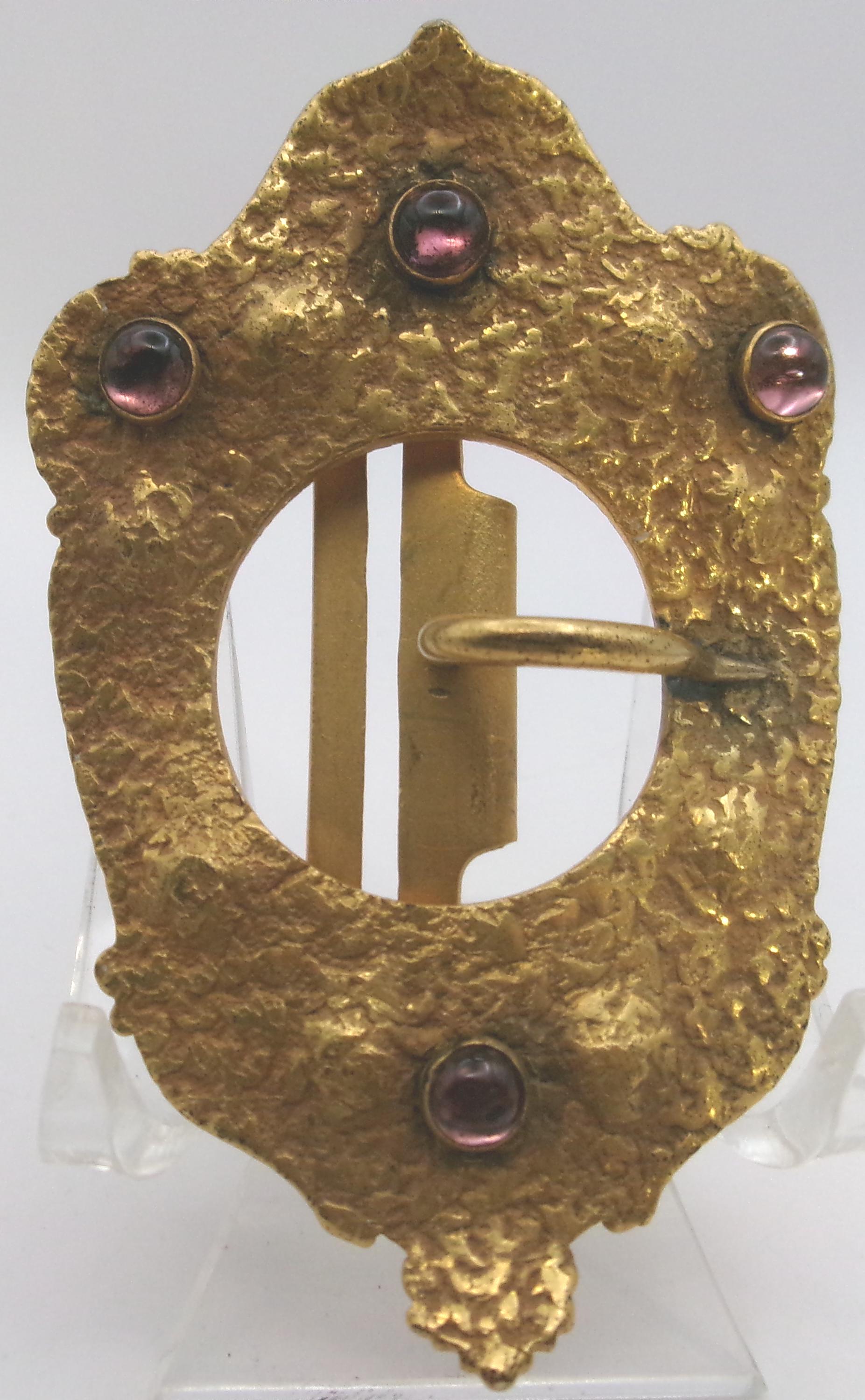 Gold Sash Buckle Art Deco - Etsy
