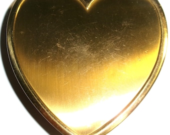 vintage Hingeco Trueart Creations Herz Compact