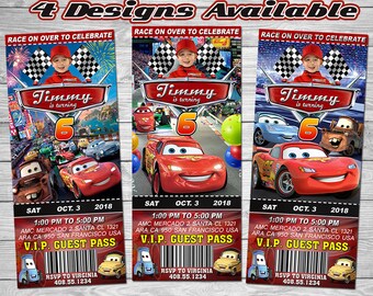 cars invitation etsy