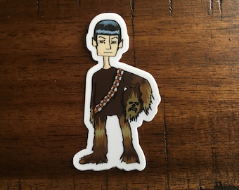 Spock at Comic Con (Chewspocka) sticker