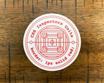 CSS Inspectors Unite sticker