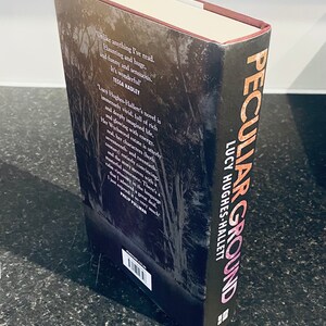 Peculiar Ground 1st edition signed hardback book by Lucy Hughes-Hallett, signed by the author to the title page. Dated 2017. image 6