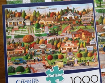 Charles Wysocki Puzzles Etsy