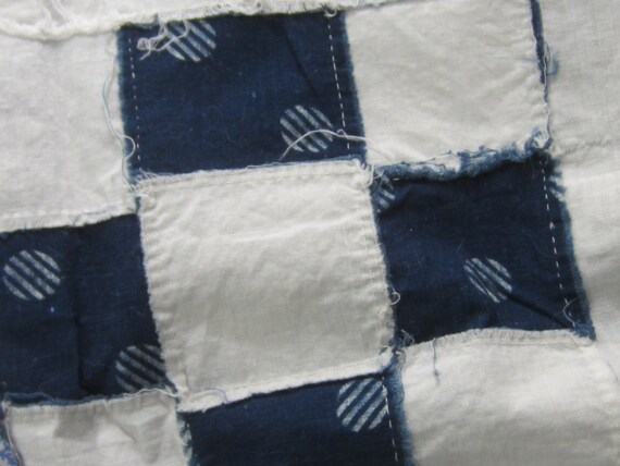 antique indigo quilt
