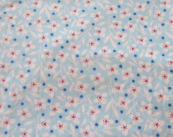 Tessuto per trapuntatura in cotone blu "Sugar Shack" di Windham Fabrics, 43"