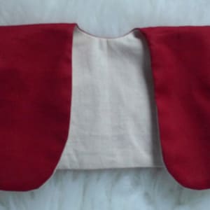 18 inch Doll Red Shrug / Jacket/ Coat