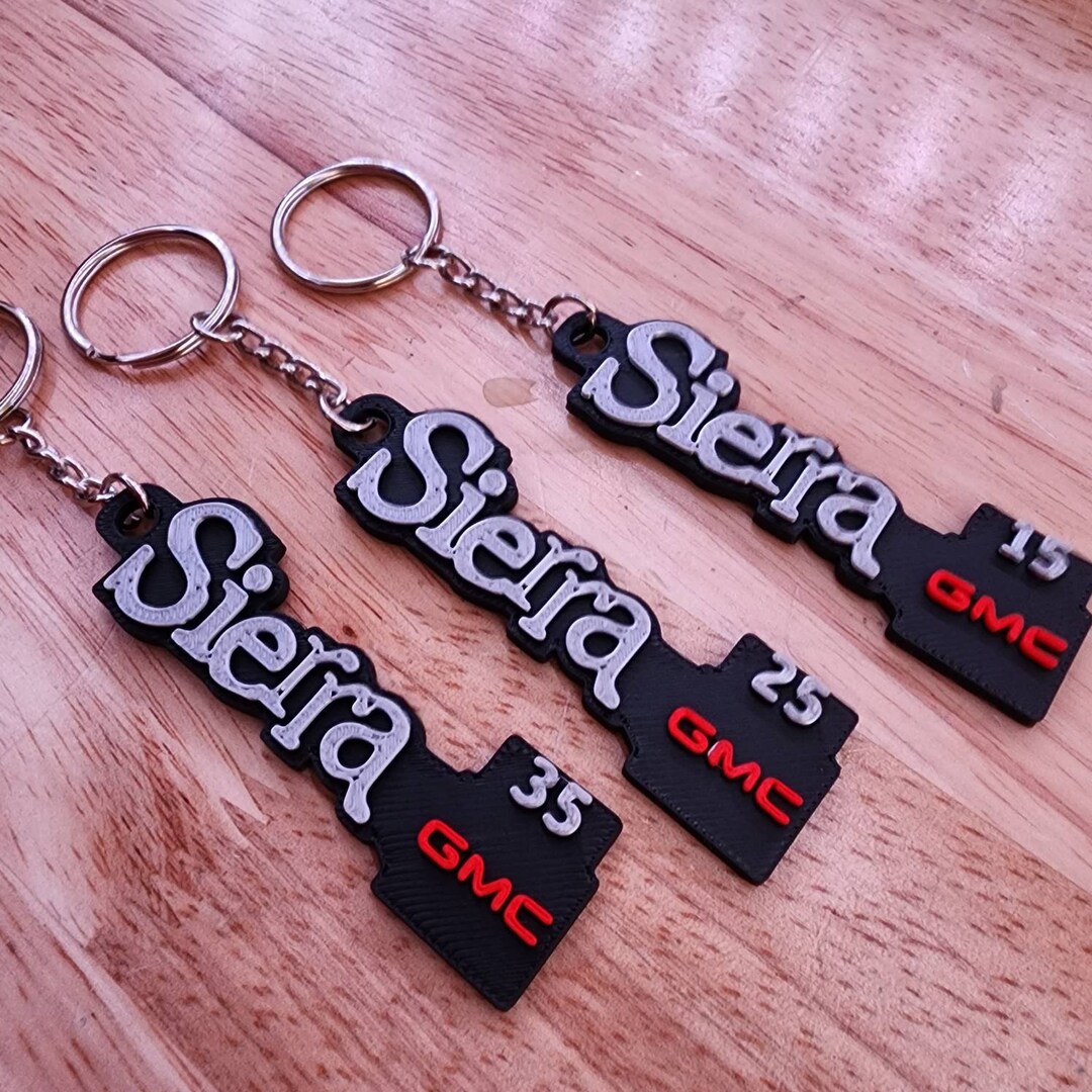 GM Squarebody GMC Sierra Emblem Keychains 152535 Etsy