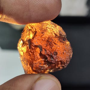 56.40 Cts Natural Agni Manitite: Indonesian Saffordite Tektite Gemstone