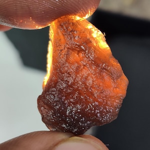 Natural Agni Manitite Tektite: Indonesian Saffordite Gemstone, 33.35 Cts