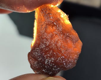 Natural Agni Manitite Tektite: Indonesian Saffordite Gemstone, 33.35 Cts