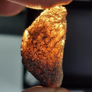 32.85 Cts Natural Agni Manitite Tektite: Indonesian Volcanic Crystal Gemstone