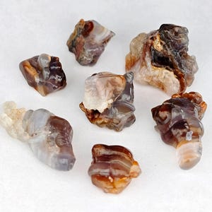 Mexican Fire Agate Rough 240ct Lot Iridescent Flame Shield