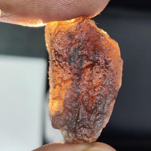 35 Cts Natural Agni Manitite: Indonesian Saffordite Tektite Gemstone
