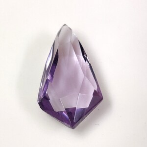 Natural African Amethyst Kite Shape Cut Gemstone, Size 16x8.40x4.40mm Fancy Cut, Ideal For Jewelry Making, Handmade Amethyst Cut, 2.90cts.