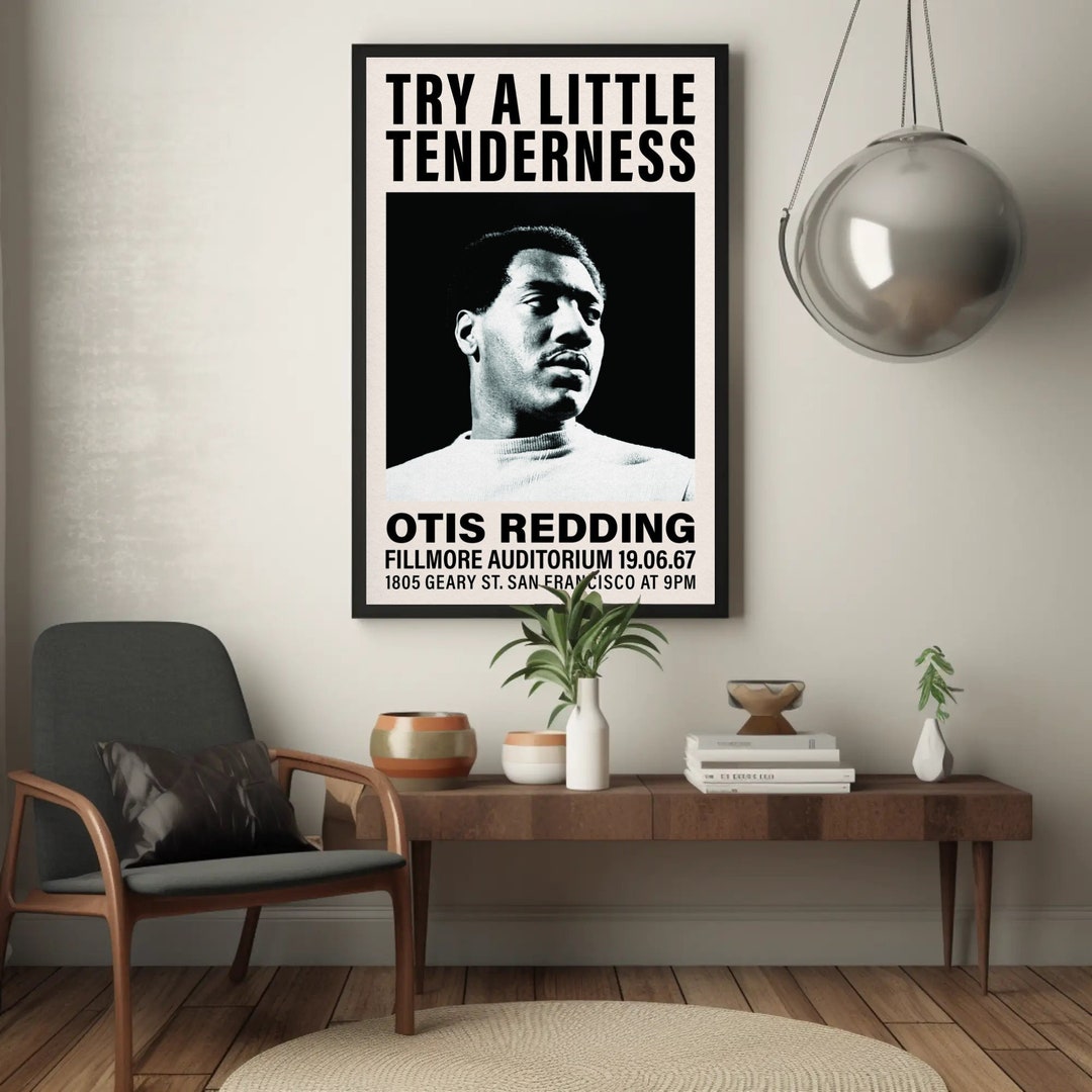 Otis Redding Vintage Printable File - Try a Little Tenderness