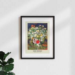 Póster clásico/vintage art print ‘ramo de flores en un jarrón (vincent van gogh)’