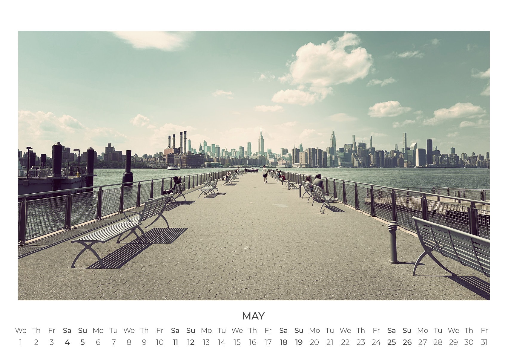 New York City Calendar 2024 / Wall Calendar 2024 Etsy