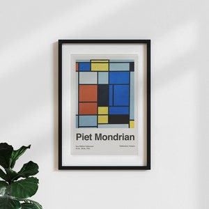 piet mondrian poster / vintage classic / print / art print – sara hildénin taidemuseo