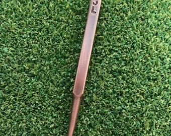 Slim Stick Single Prong Pitch Mark/Divot Tool - Copper - Hand-ground/Hand-shaped/ Hand-finished.