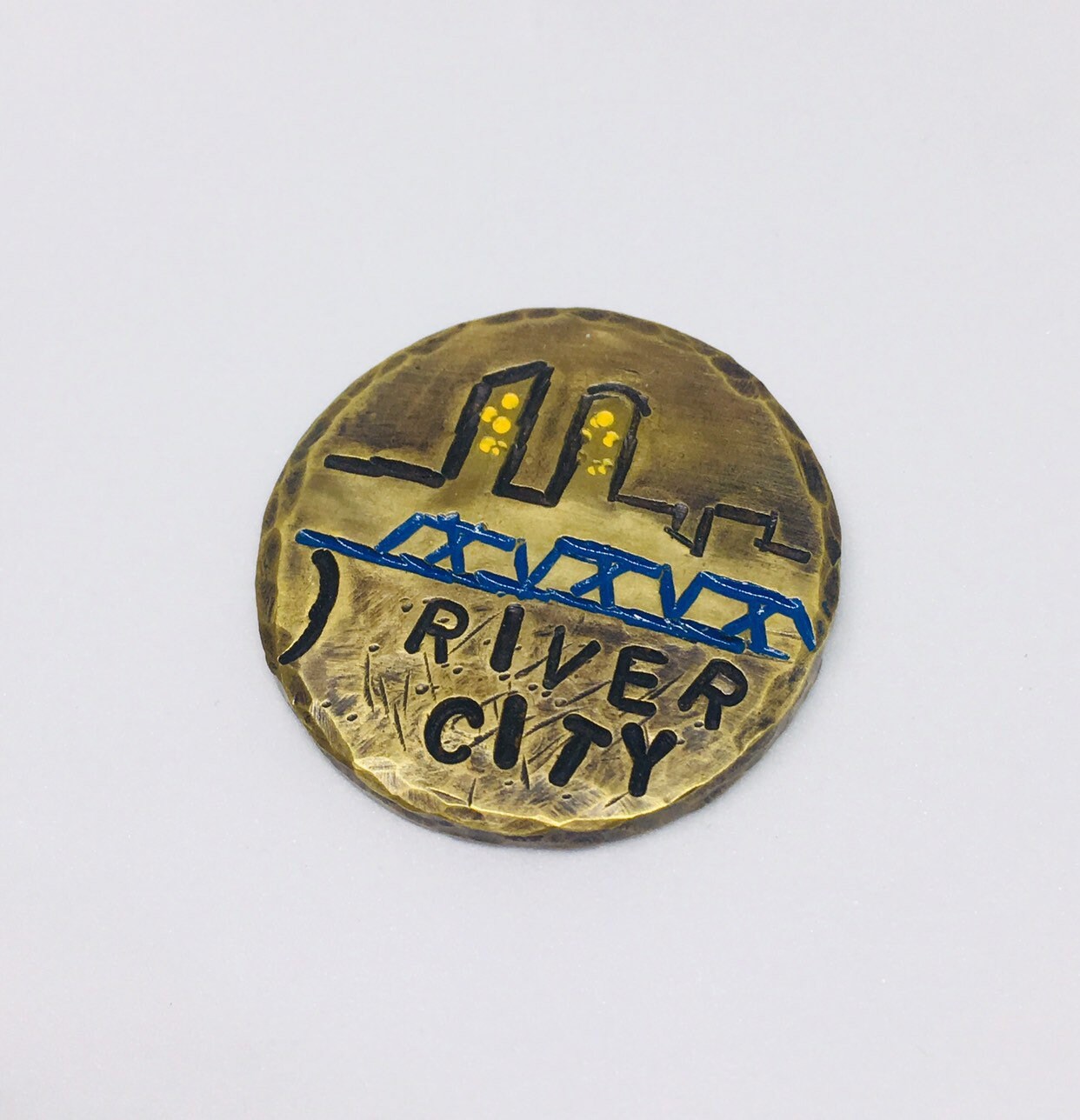 Handstamped Custom Request Copper/Brass Ball Marker Etsy