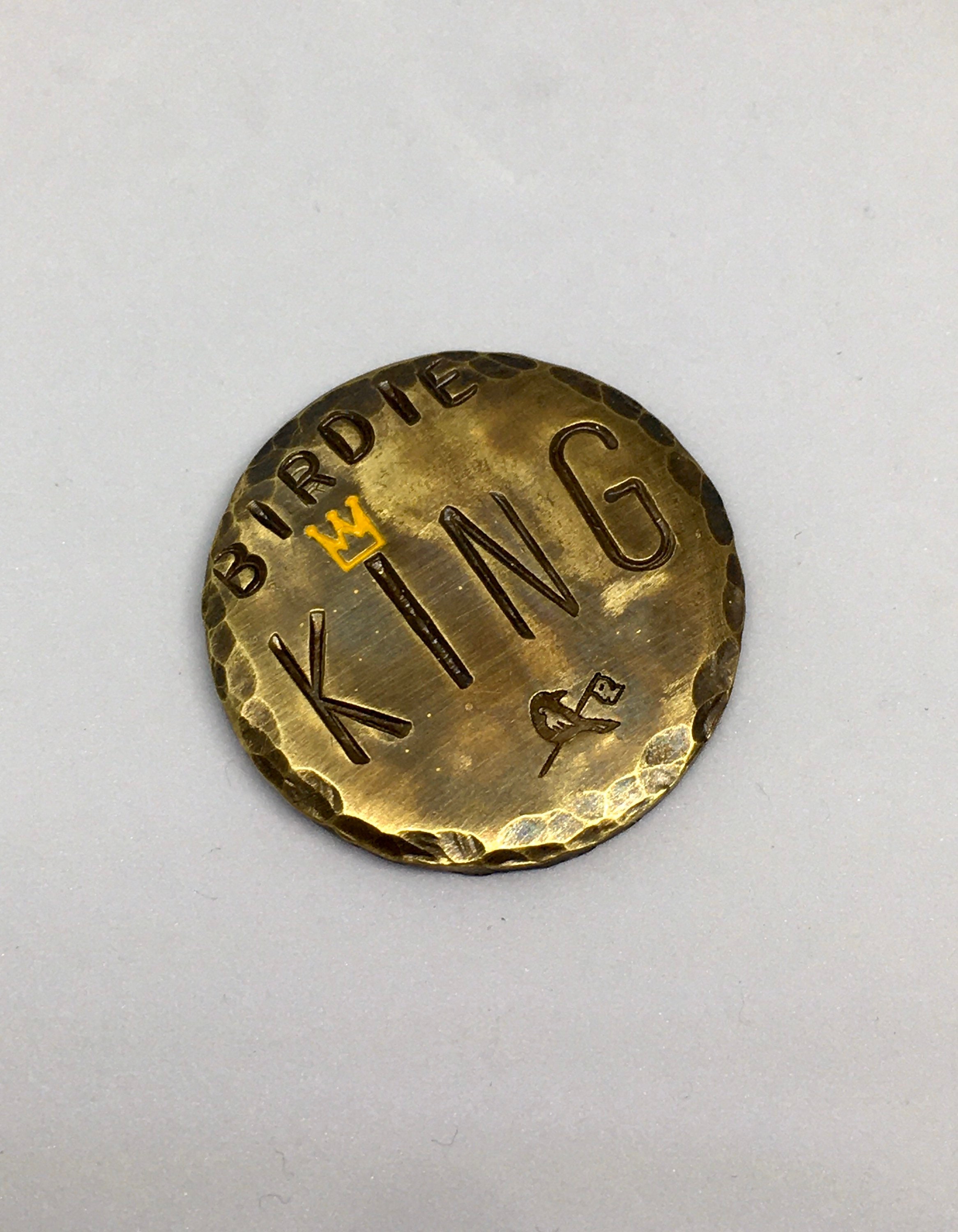 Handstamped Custom Request Copper/Brass Ball Marker Etsy