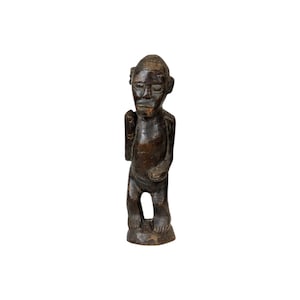 Bild Skulptur Fruchtbarkeit Authentisches Afrika Stammeskunst 47cm