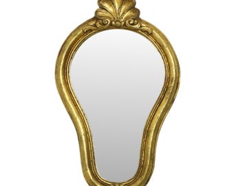 Franse Kuifspiegel Bladgoud Barok Stijl Klassiek 48cm
