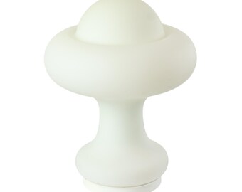Mushroom Design Lamp Frosted Glass Mat Space Age Peill & Putzler