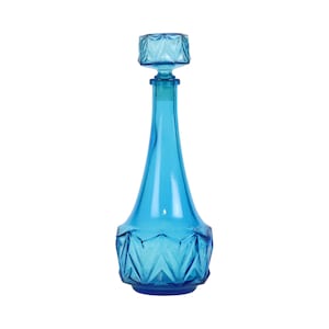 Vidro Kobalt Blauwe Karaf Vintage 0,5L fabricado na Bélgica
