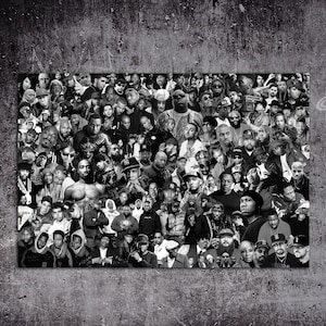 HUGE Rap Legends Rap stars Collage &quot;King List&quot; by MEMENTO 2019 - 40x60 Pro Luster Print -NOT ready to hang