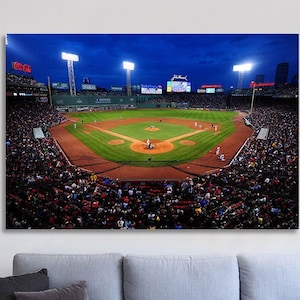 Fenway Park view from Behind Home plate Boston Red Sox Fenway 40x26- Ready to Hang Canvas print