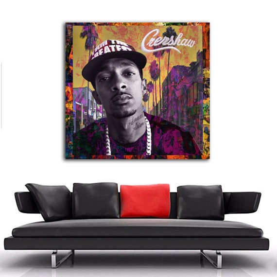 Nipsey Hussle poster wall art home decoration photo print 24/" x 24/" 001