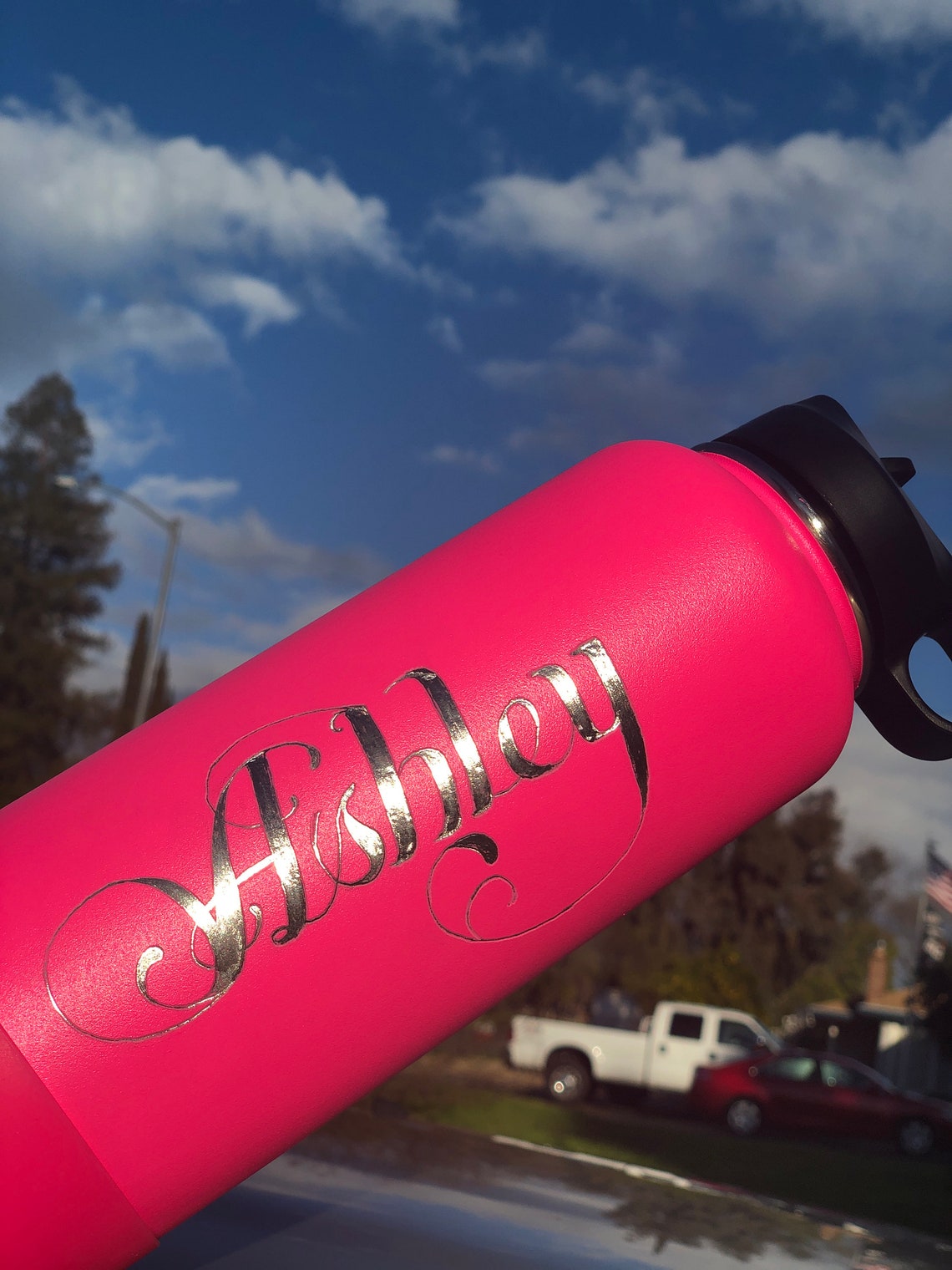 Customized hand engraved hydro flask Etsy