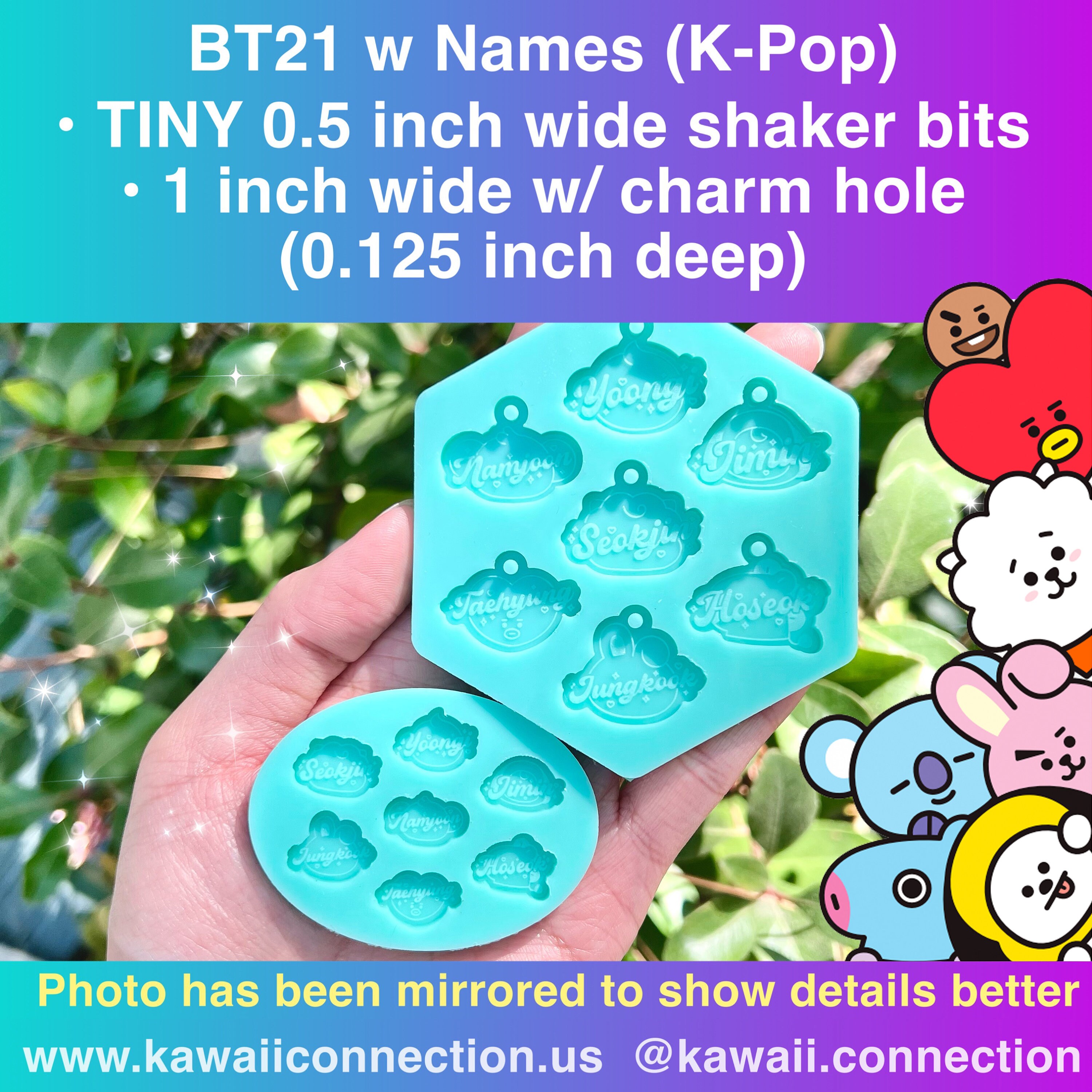 skzoo モールド Stray Kids SKZoo 1-inch Tall Charms w/ Built-in Loop (0.125
