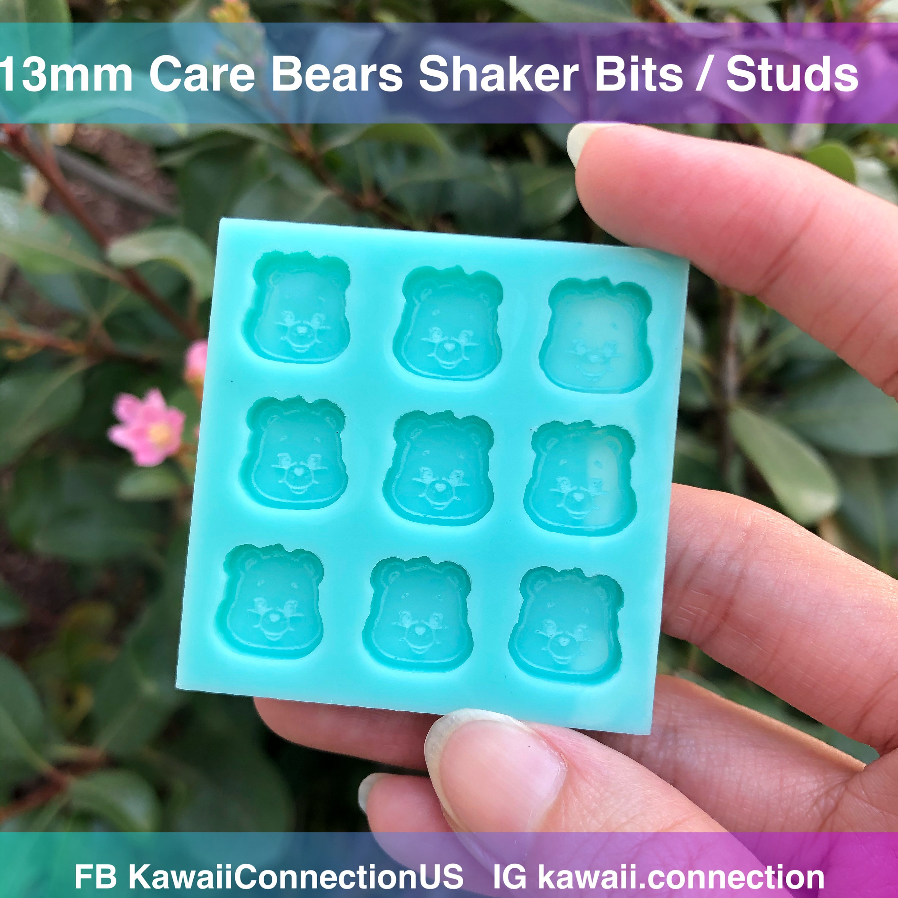 13mm Shiny Care Bears Detailed Design Silicone Mold Palette - Etsy Hong Kong