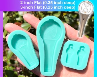 Ateez NEW style Light Stick Multi Size Options K-Pop Silicone Mold for Resin Earrings Keychains and Accessories
