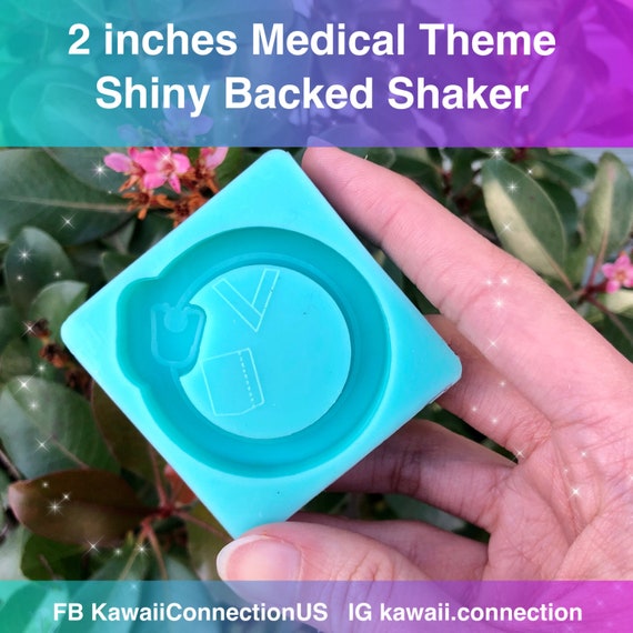 Medical Theme Shaker Silicone Molds (2 pieces)