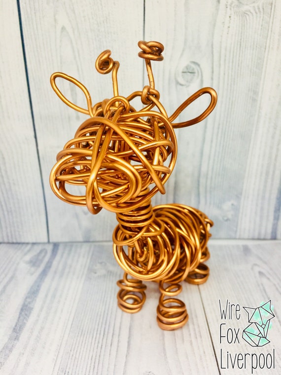 Handmade Aluminium Wire Giraffe Ornament Quirky Gift Gift | Etsy