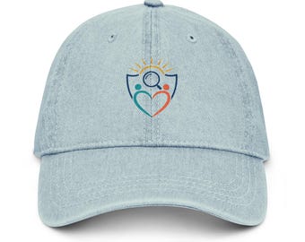 Protect. Detect. Connect. Logo Denim Hat