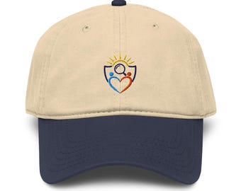 Protect. Detect. Connect. Logo Garment washed baseball cap