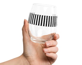 Company Broadway Musical "I'll Drink to That." Stemless wine glass