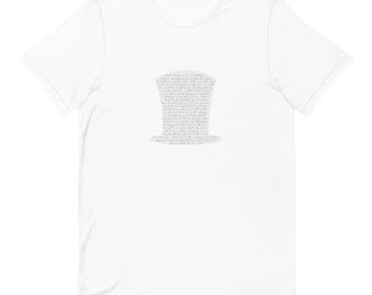 Sunday in the Park With George Finishing the Hat Lyric Unisex t-shirt