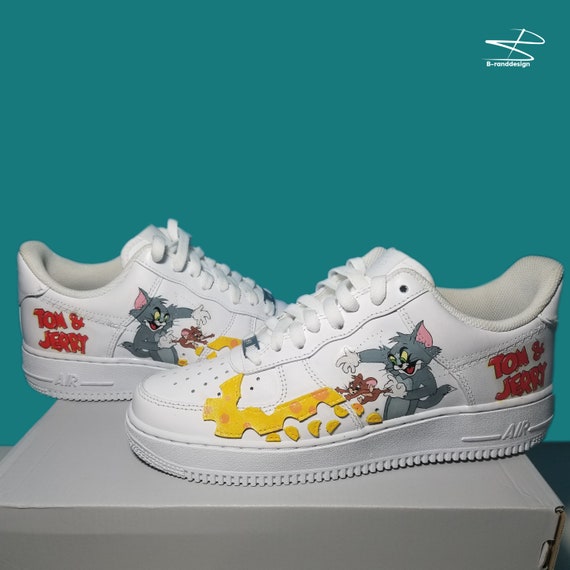 nike air force 1 custom tom and jerry