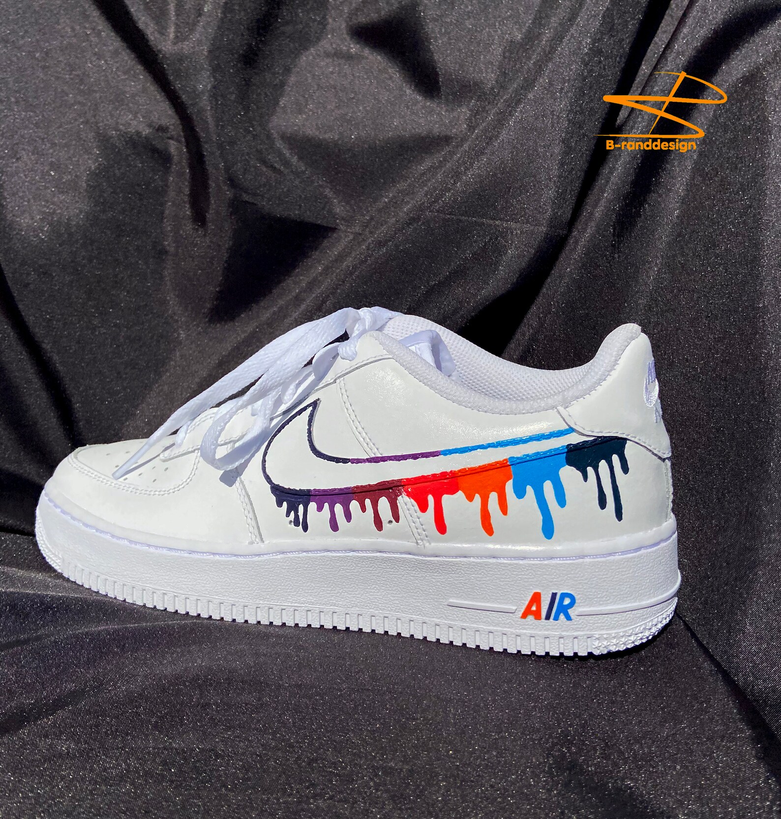 Custom Nike Air Force 1 Dripped Design as You Wish | Etsy