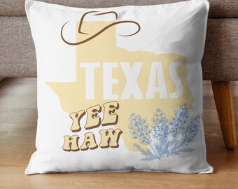 Texas Yee Haw PNG, Western, Southern Sublimation Design, Cowboy Hat, Bluebonnet PNG, Country Girl Shirt Design, Vintage Wild West, Rodeo Png