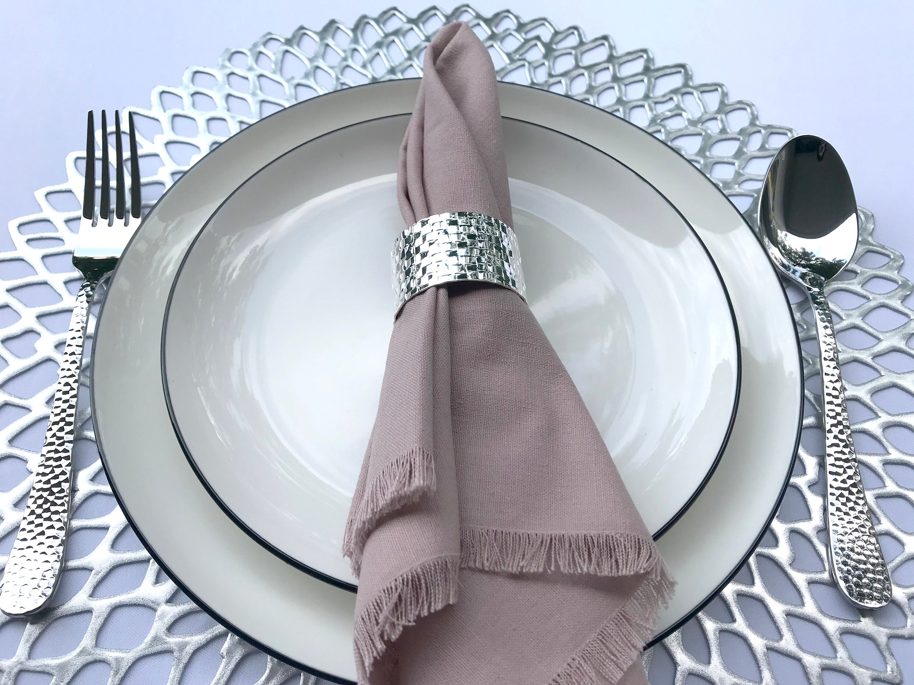 Gold Placemats Round Table Mats Wedding Placemat Set of 4 Etsy UK