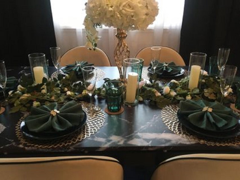 Gold Placemats Round Table Mats Wedding Placemats Set of 4 Etsy Ireland