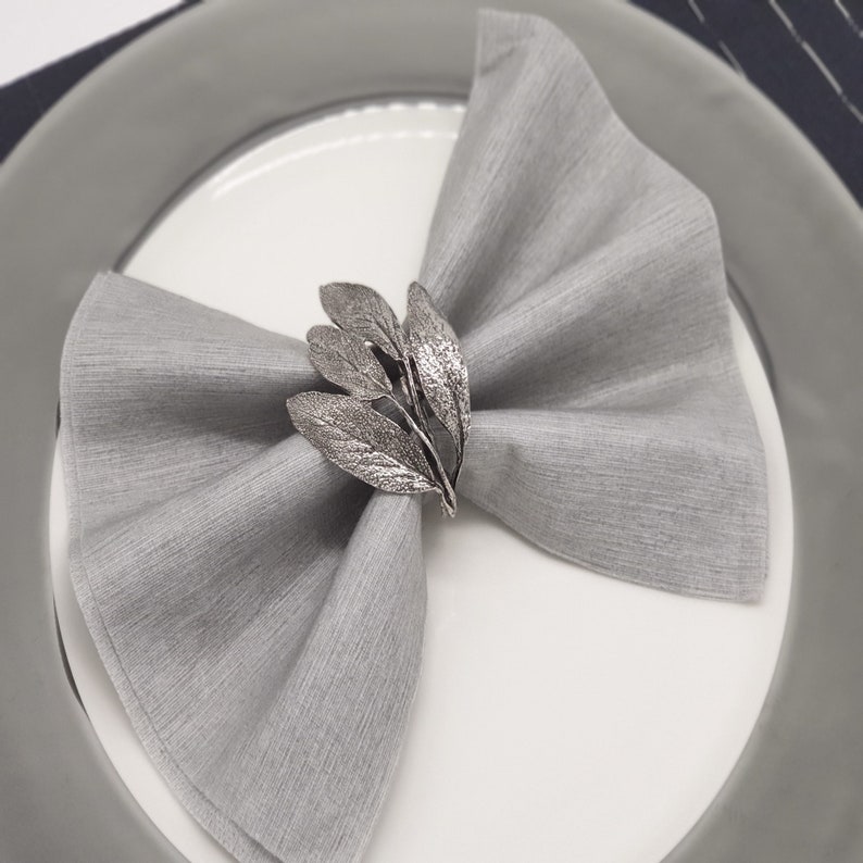 Herb Napkin Ring Set of 8 for All Occasions New Year's Etsy