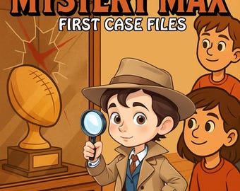 子供向けミステリー電子書籍、マックスの初めての事件ファイル（対象年齢：8～12歳）